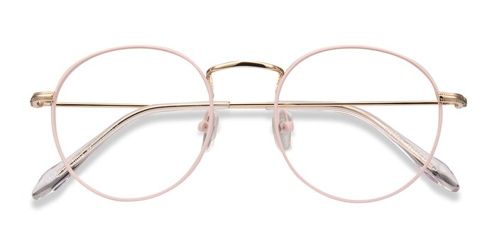 Matte Pink Wistful -  Lightweight Metal Eyeglasses