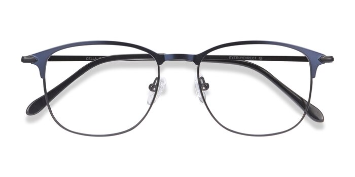 Navy Cella -  Lightweight Metal Eyeglasses