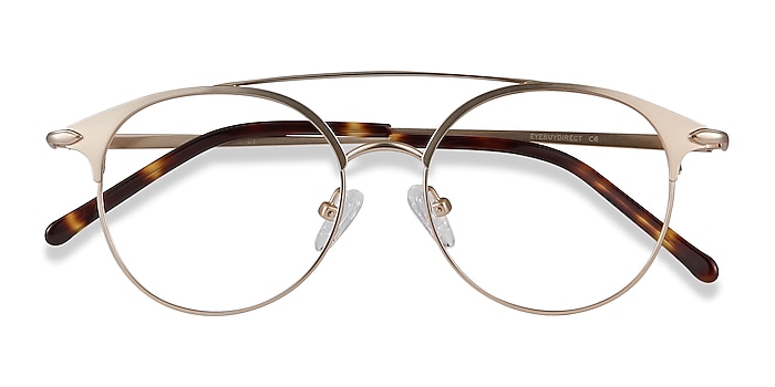Rose Gold Cosine -  Metal Eyeglasses