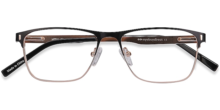 Black Media -  Lightweight Metal Eyeglasses