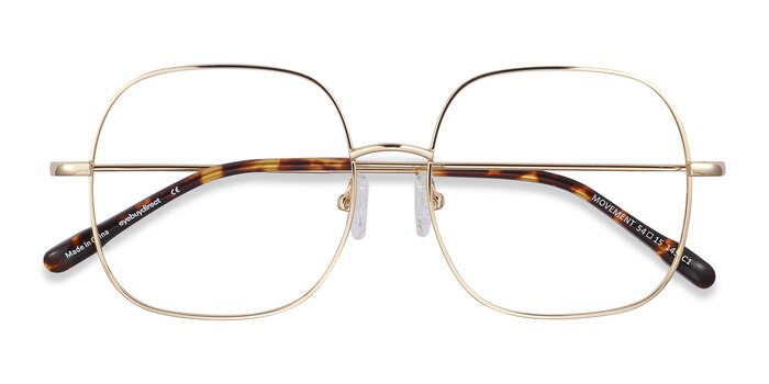 Golden Movement -  Lightweight Metal Eyeglasses