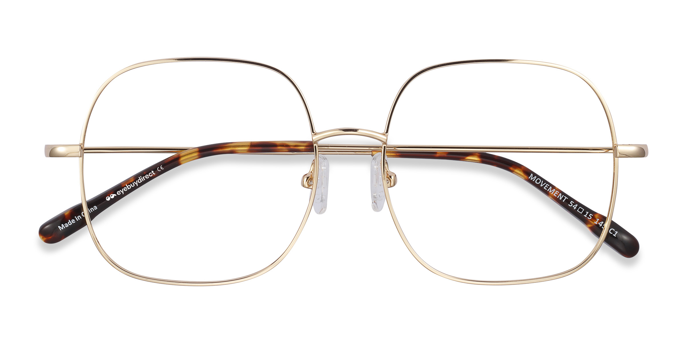 Unisex s squareMetal Prescription eyeglasses - Eyebuydirect s Movement