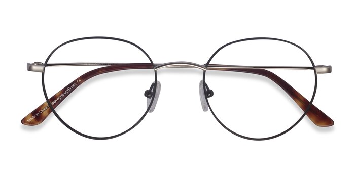 Black Retell -  Lightweight Metal Eyeglasses