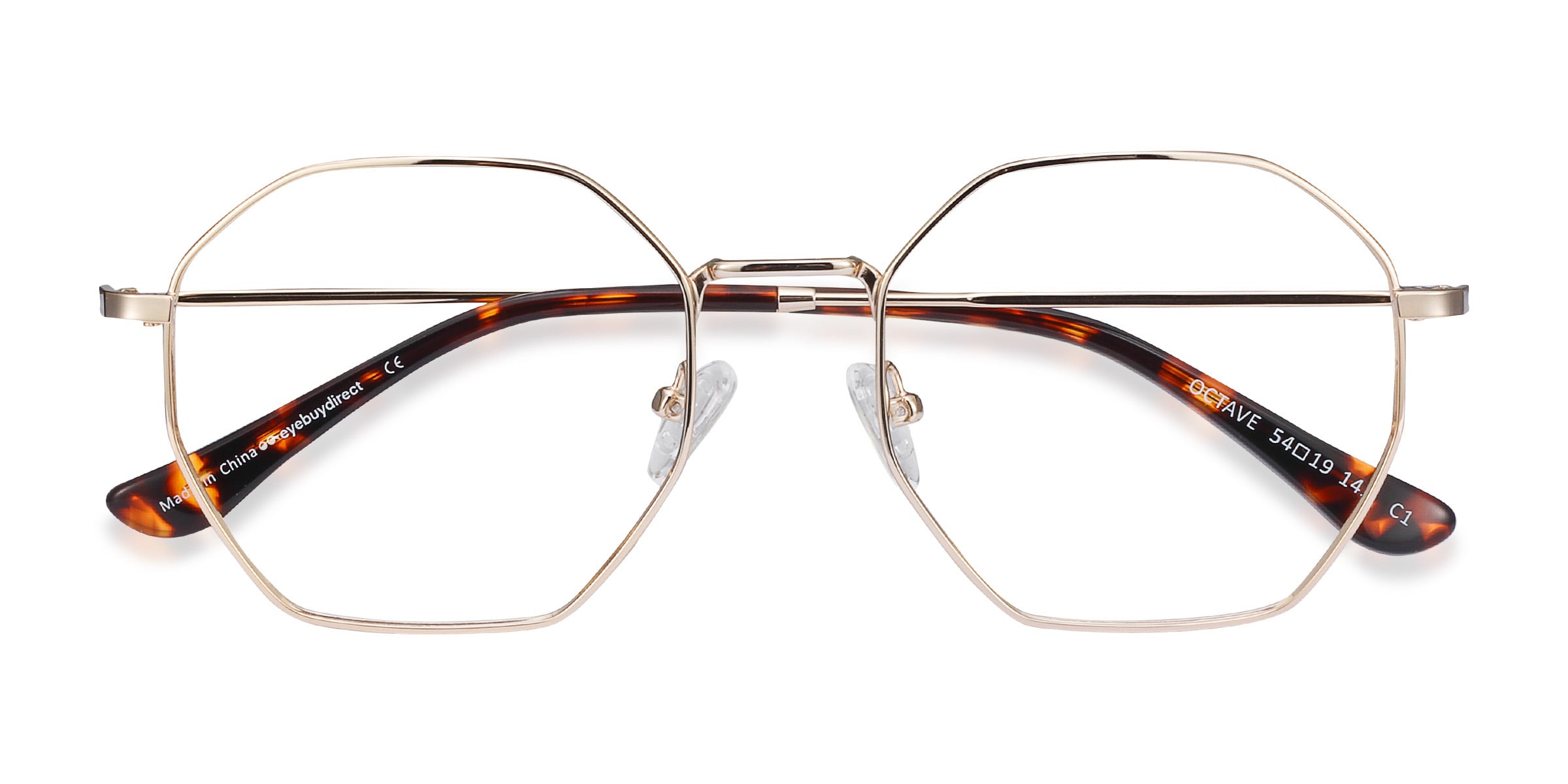 Gold eyeglass deals frames