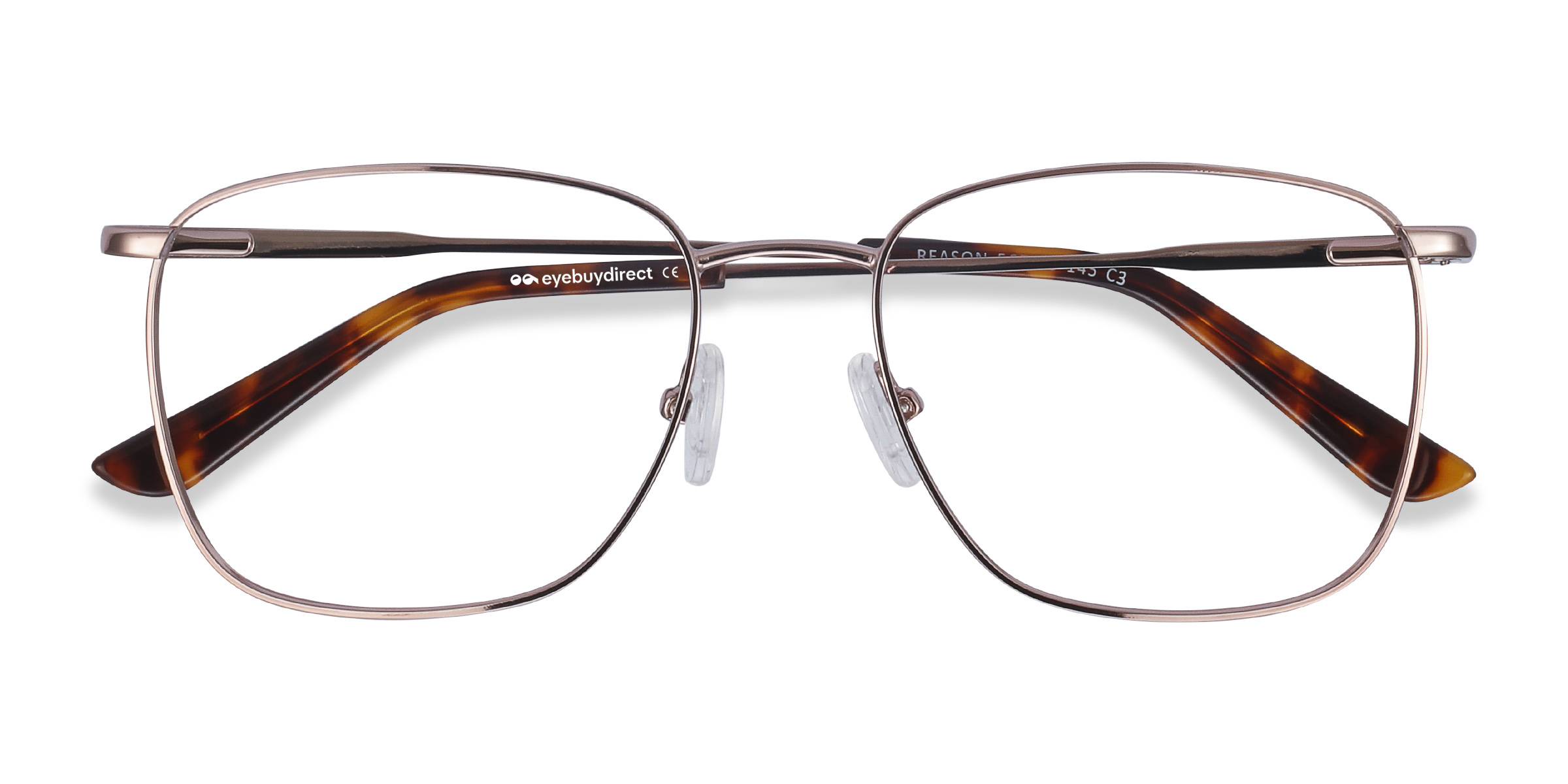 Unisex s squareMetal Prescription eyeglasses - Eyebuydirect s Reason