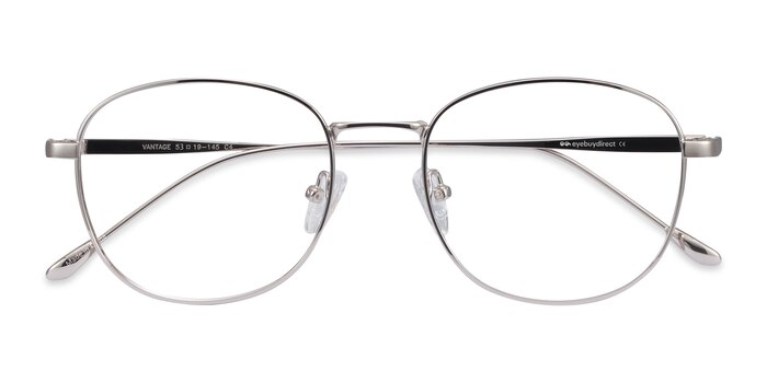 Silver Vantage -  Vintage Metal Eyeglasses
