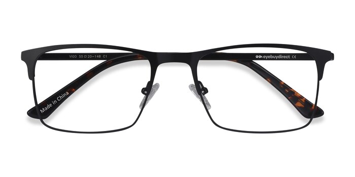 Black Vigo -  Metal Eyeglasses