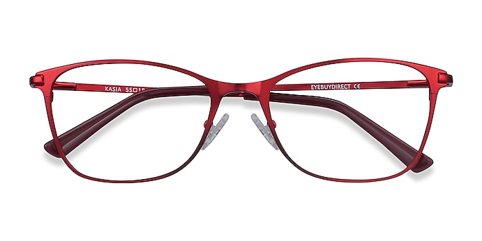 Burgundy Kasia -  Fashion Metal Eyeglasses
