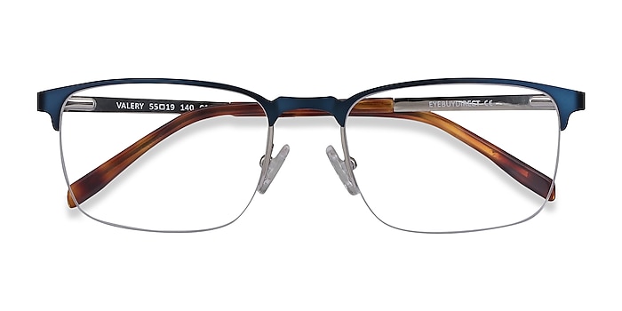 Blue Valery -  Metal Eyeglasses