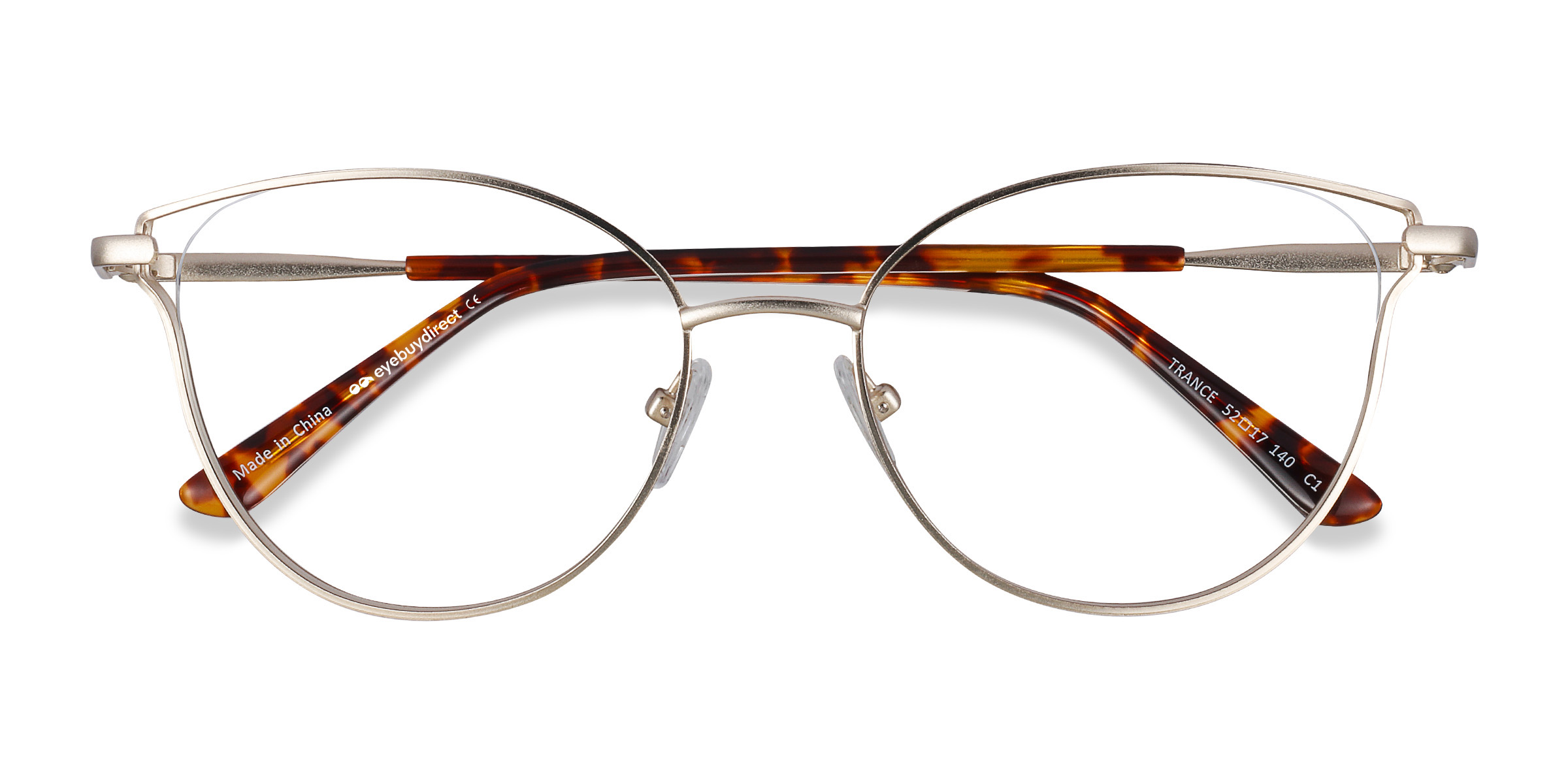 Female s hornMetal Prescription eyeglasses - Eyebuydirect s Trance