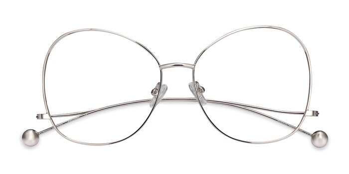 Silver Renata -  Vintage Metal Eyeglasses