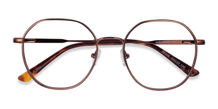 Brown Sylvie -  Metal Eyeglasses