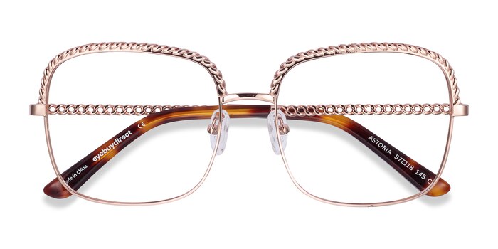 Rose Gold Astoria -  Fashion Metal Eyeglasses