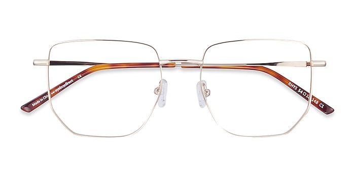 Gold Rhys -  Lightweight Metal Eyeglasses