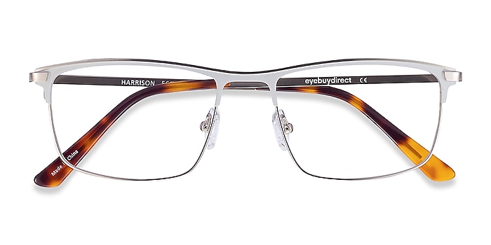 Silver Harrison -  Lightweight Metal Eyeglasses
