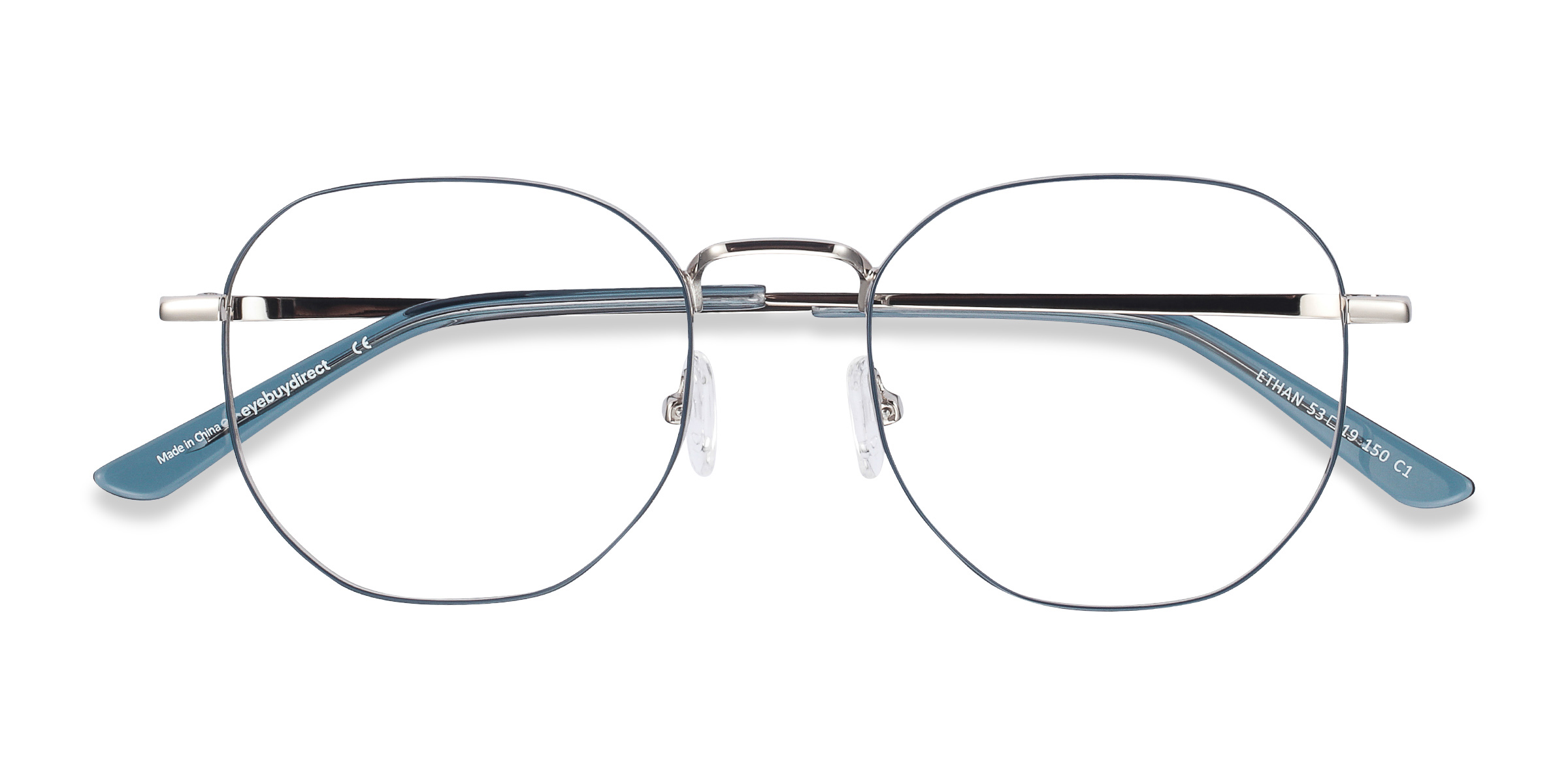 Unisex s geometricMetal Prescription eyeglasses - Eyebuydirect s Ethan