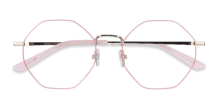 Pink & Gold Altar -  Lightweight Metal Eyeglasses