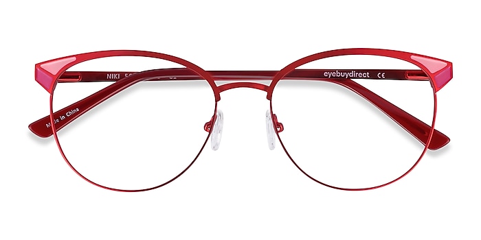 Red Niki -  Fashion Metal Eyeglasses