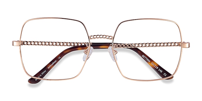 Rose Gold Bettina -  Fashion Metal Eyeglasses