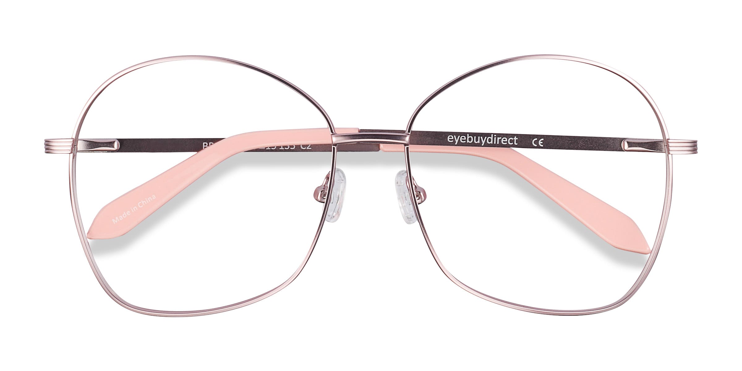 Pink metal cheap eyeglass frames