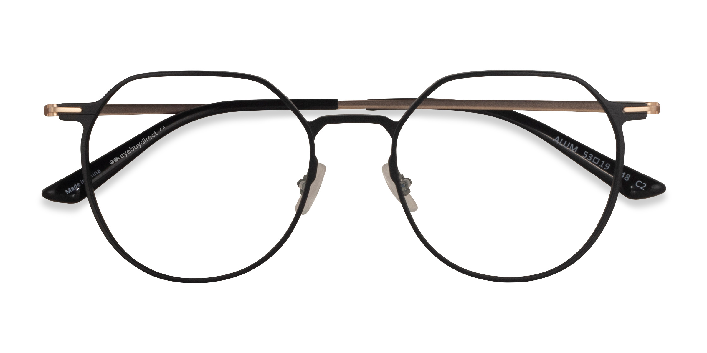 Unisex s geometricAluminium Alloy,Titanium Prescription eyeglasses - Eyebuydirect s Alum