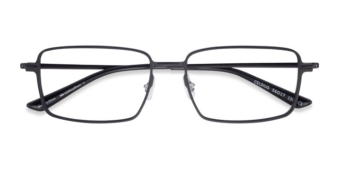 Black Celsius -  Aluminium Alloy Eyeglasses