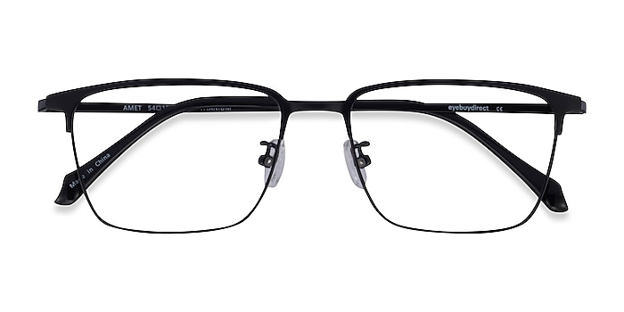 Black Amet -  Metal Eyeglasses