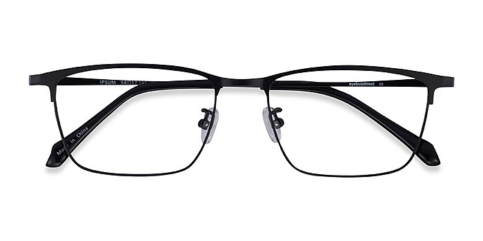 Black Ipsum -  Metal Eyeglasses