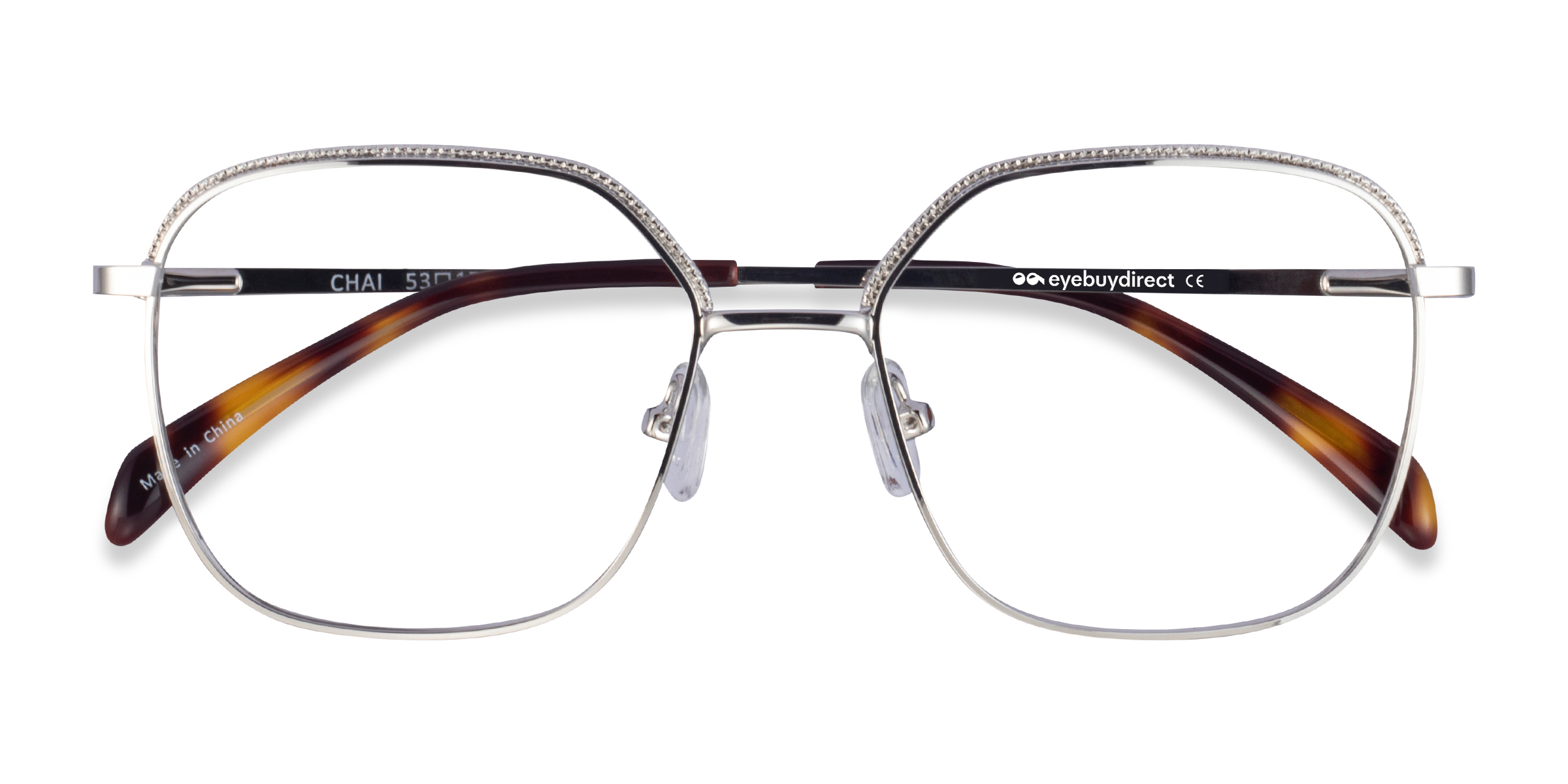 Female s geometricMetal Prescription eyeglasses - Eyebuydirect s Chai