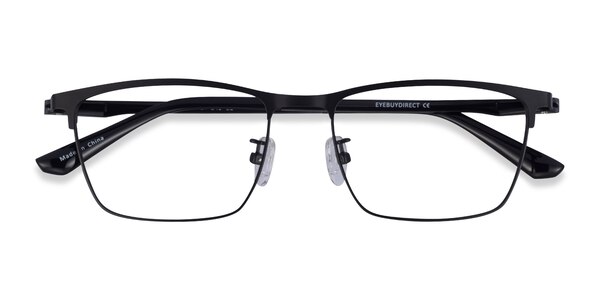 Joker Rectangle Black Full Rim Eyeglasses | Eyebuydirect