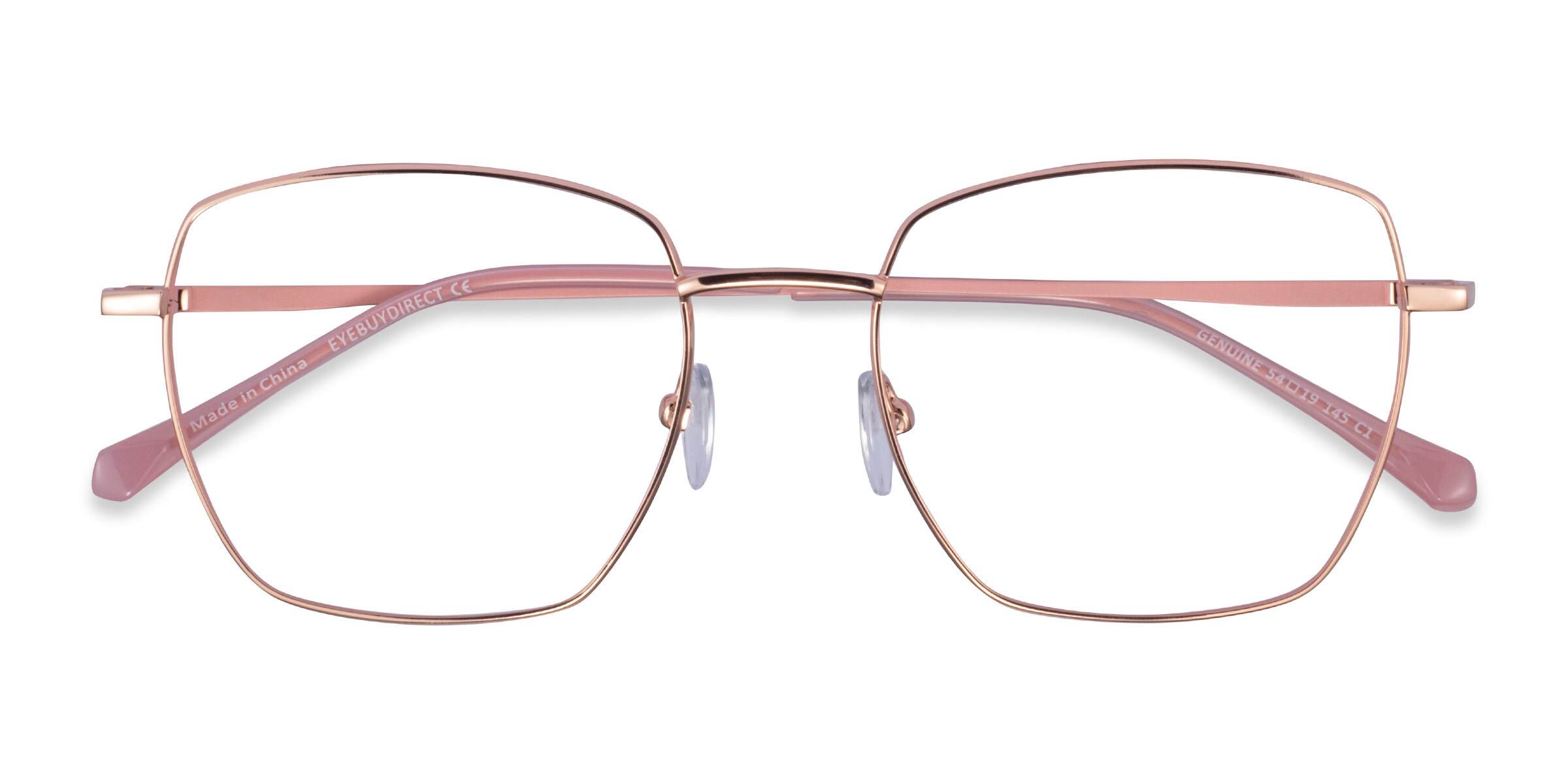 Genuine Carr Rose Gold Pink Monture Lunettes de vue Pour Femmes