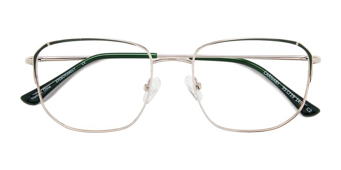 Gold Dark Green Carnaby -  Metal Eyeglasses