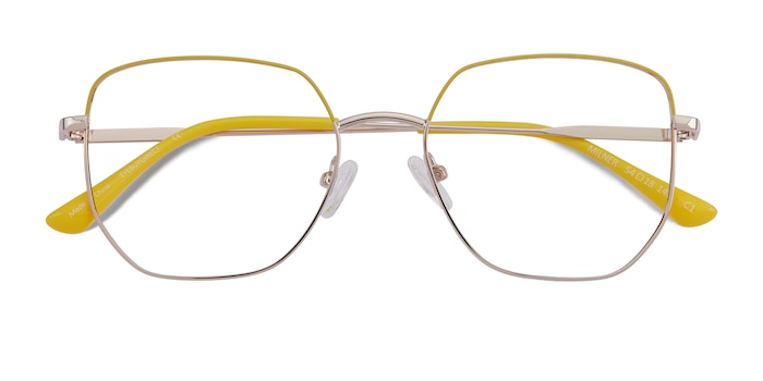 Gold Yellow Milner -  Metal Eyeglasses