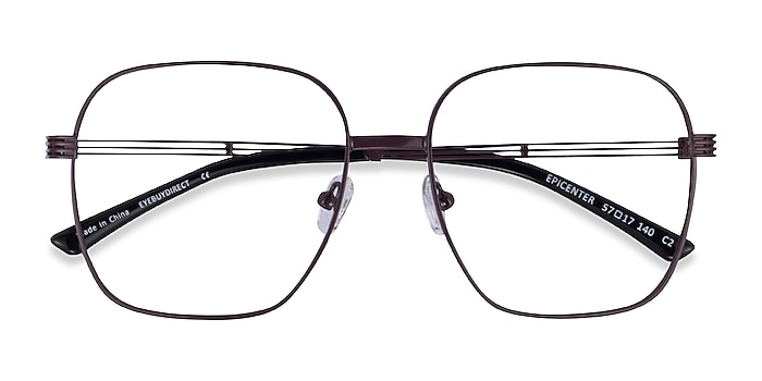 Brown Black Epicenter -  Metal Eyeglasses
