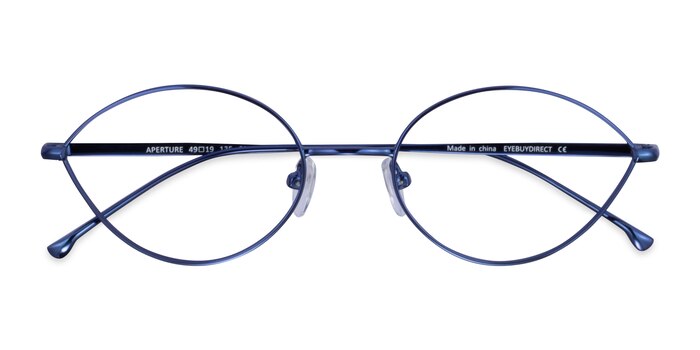 Blue Aperture -  Metal Eyeglasses
