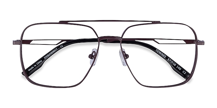Brown Black Townes -  Metal Eyeglasses