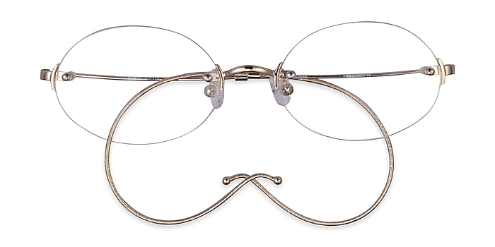 Gold Dotte -  Metal Eyeglasses
