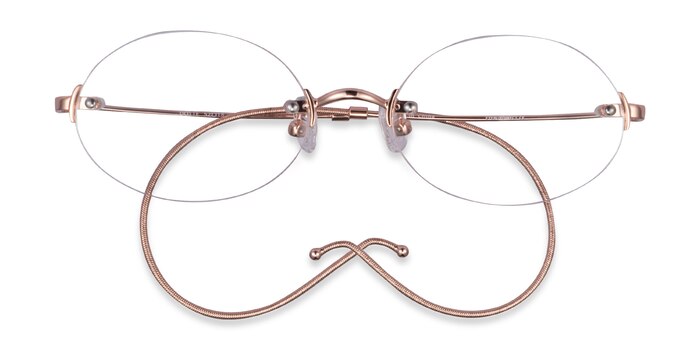 Rose Gold Dotte -  Metal Eyeglasses