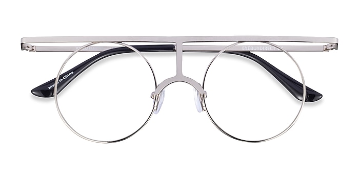 Silver Framework -  Metal Eyeglasses
