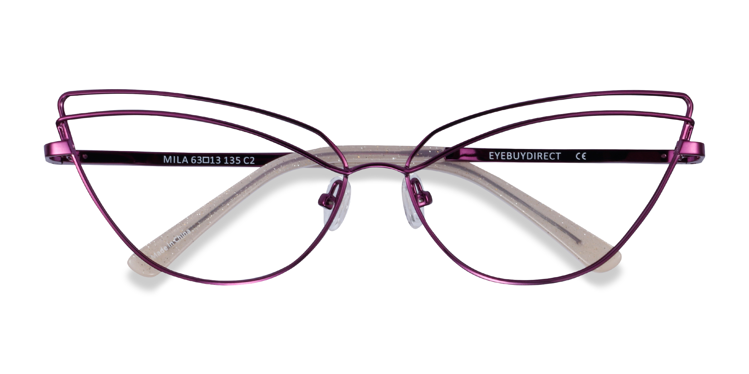 Female s hornMetal Prescription eyeglasses - Eyebuydirect s Mila