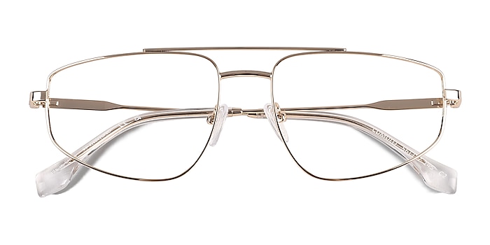Shiny Gold Cumulo -  Metal Eyeglasses