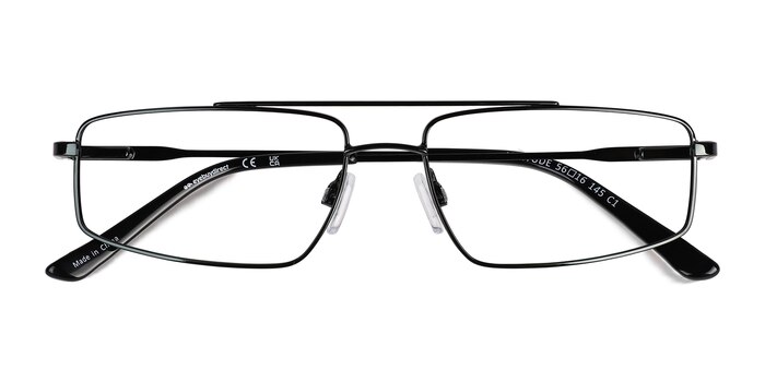 Shiny Black Altitude -  Metal Eyeglasses