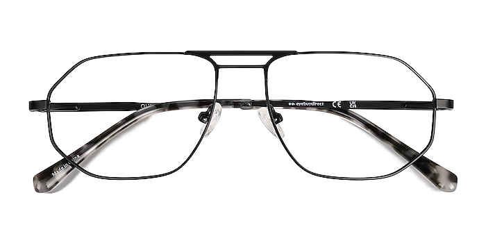 Matte Black   Quebec -  Metal Eyeglasses