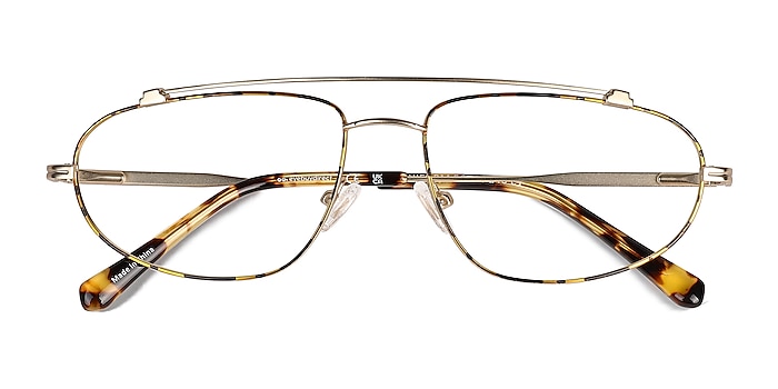 Satin Gold Uniform -  Metal Eyeglasses