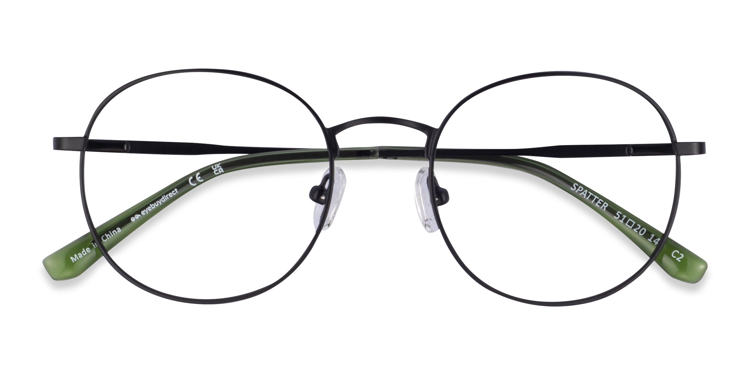 Unisex s roundMetal Prescription eyeglasses - Eyebuydirect s Spatter