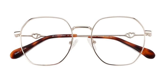 Shiny Gold Aiko -  Metal Eyeglasses