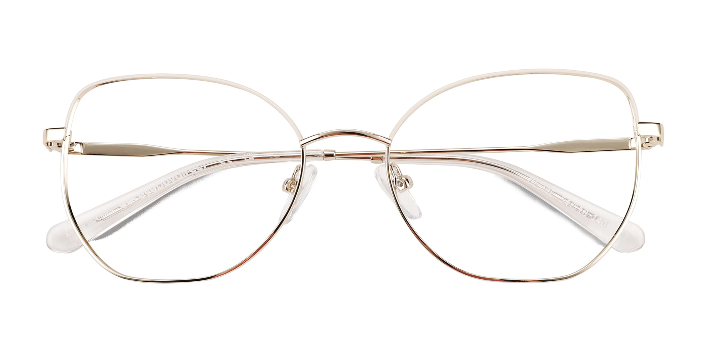 White metal best sale frame glasses