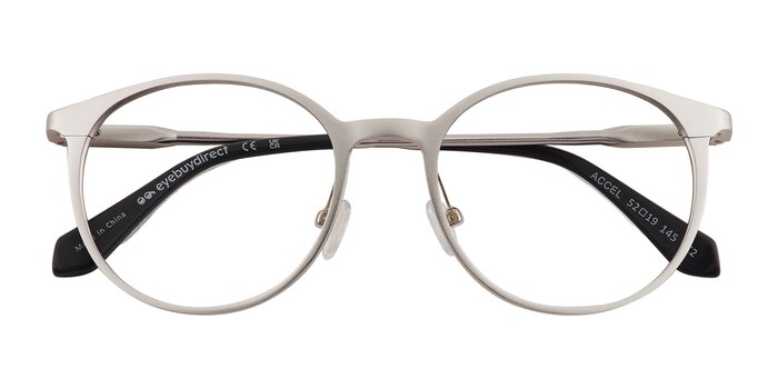 Matte Silver Accel -  Aluminium Alloy Eyeglasses