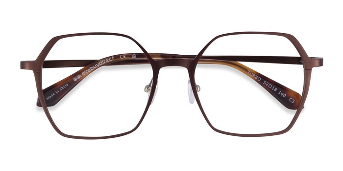 Matte Brown Turbo -  Aluminium Alloy Eyeglasses