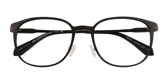 Matte Black Zoom -  Aluminium Alloy Eyeglasses